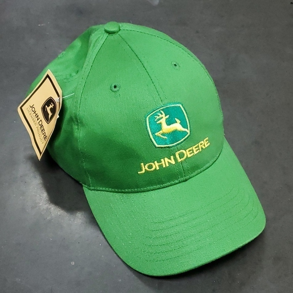 John Deere green baseball hat